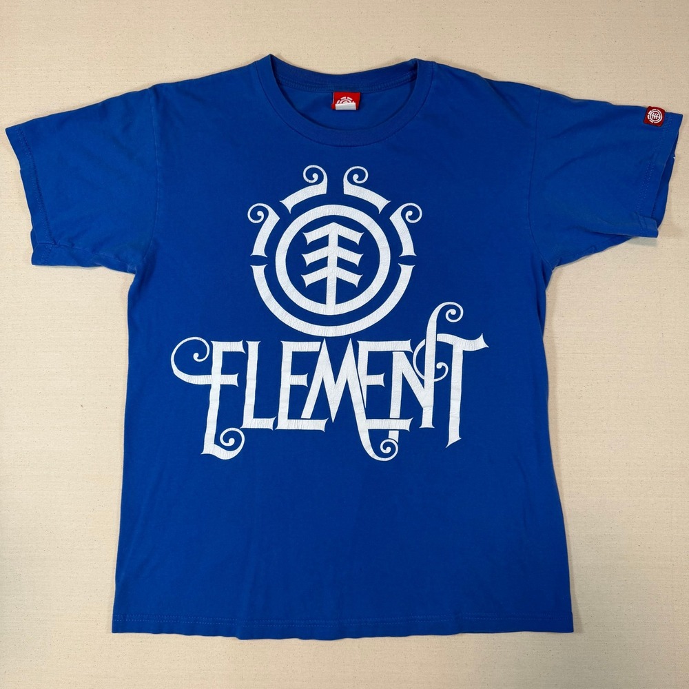 Vintage Element Skateboards T-Shirt Mens Medium Made in USA Skate Tee 90s Y2K